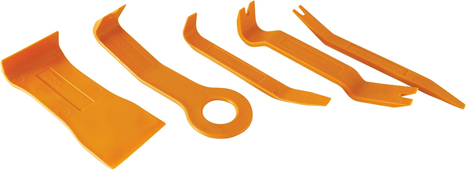 5-Piece Automotive Trim Tool Set for Easy Fastener Removal - Durable Plastic Design